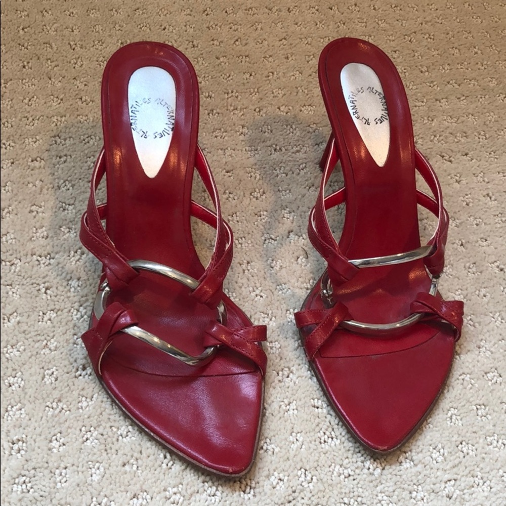 Alternatives Red 2-inch Heels